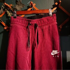 Nike Air Maroon Joggers